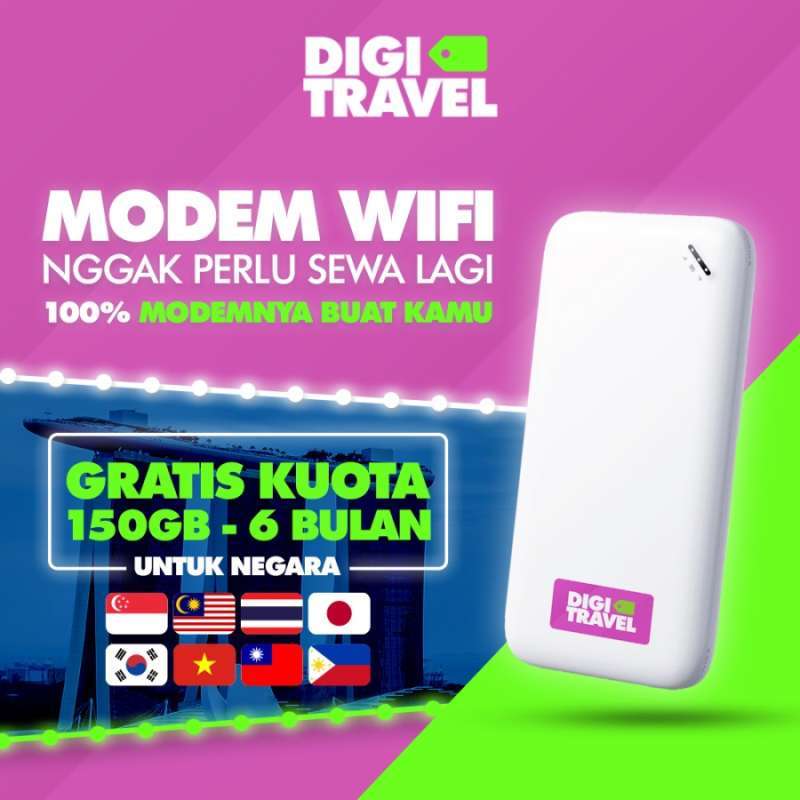 Promo Digi Travel Modem Wifi Unlimited Modem Wifi Mobile Portable