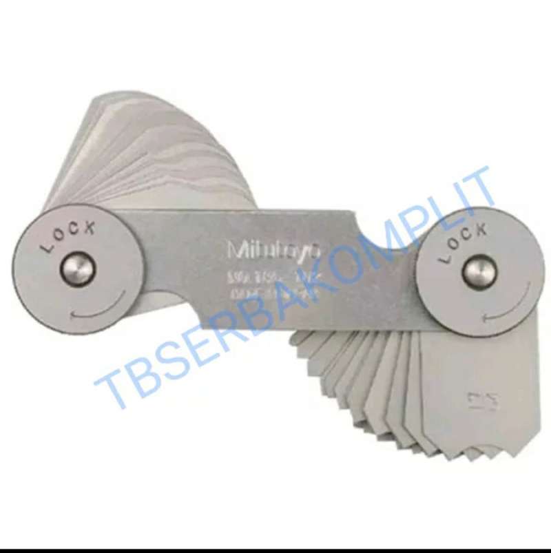 Promo Radius Gauge Mitutoyo 186105 34 Leaves 1.07.0 Mm Alat Ukur