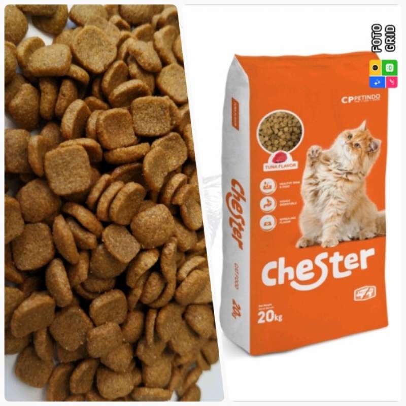 Promo Grab Gojek Chester Cat Food Tuna 20Kg Setara Cat Choize Tuna