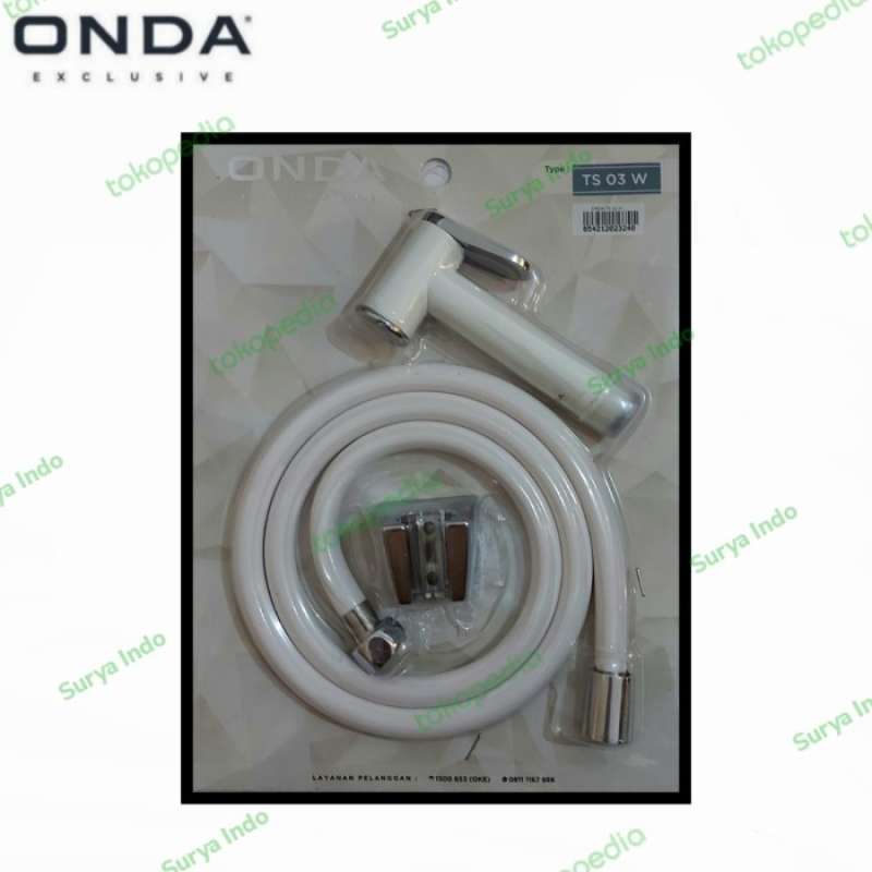 Jual Jet Shower Toilet / Bidet Set Onda Ts 03 W Shower Kloset Jet Spray Set Di Seller Ksm Store