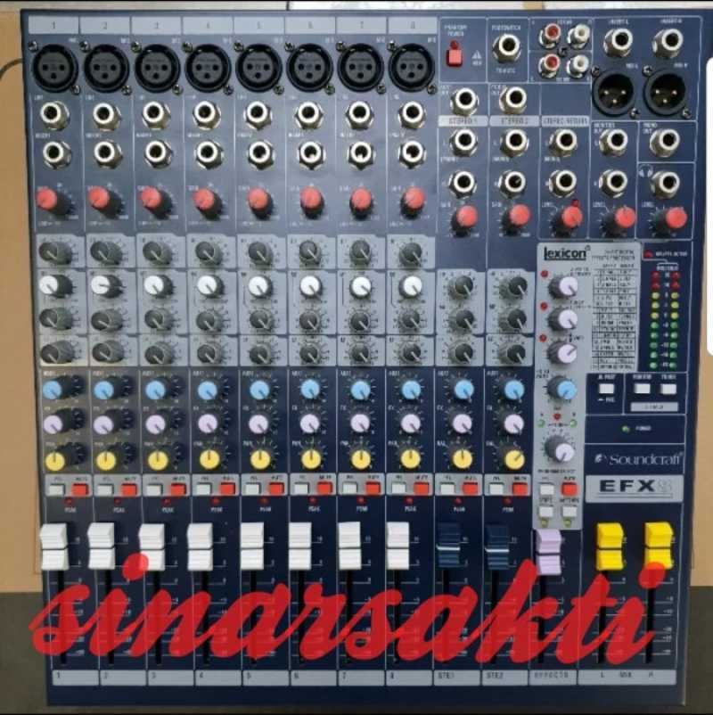 Promo Mixer Soundcraft EFX 8 ( 8 Channel ) Diskon 23% di Seller Safala ...