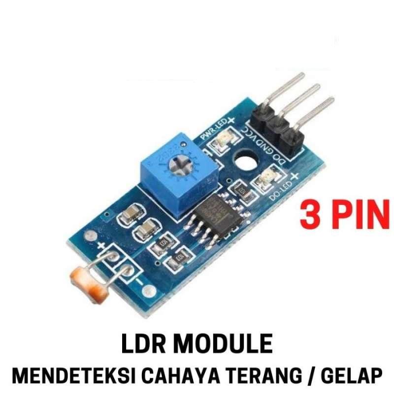 Jual Ldr Module Light Sensor Modul Sensor Mendeteksi Cahaya Dengan Ldr ...