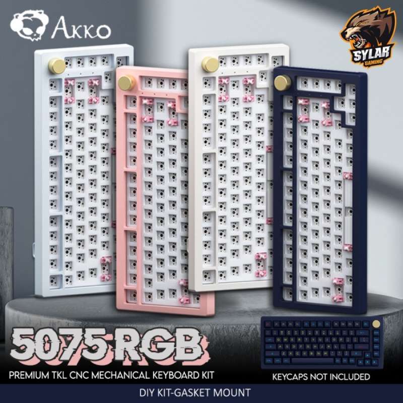 Promo Akko 5075 Rgb Barebone Gasket Mount Mechanical Gaming Keyboard Diskon 17 di Seller