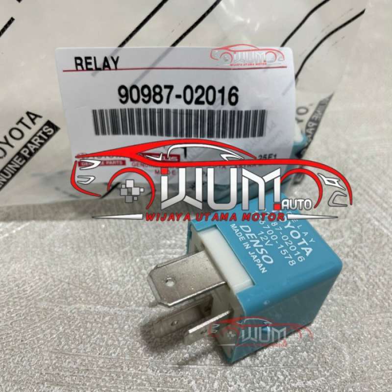 Promo Relay Toyota 12V Kaki 4 Universal Innova Hilux Fortuner Camry