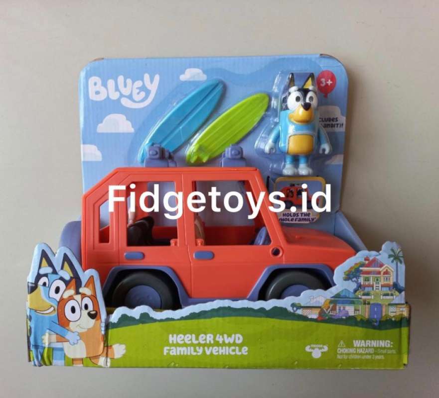 Promo Bluey 4WD Family Vehicle - 1 Figure and 2 Surfboards Customizable