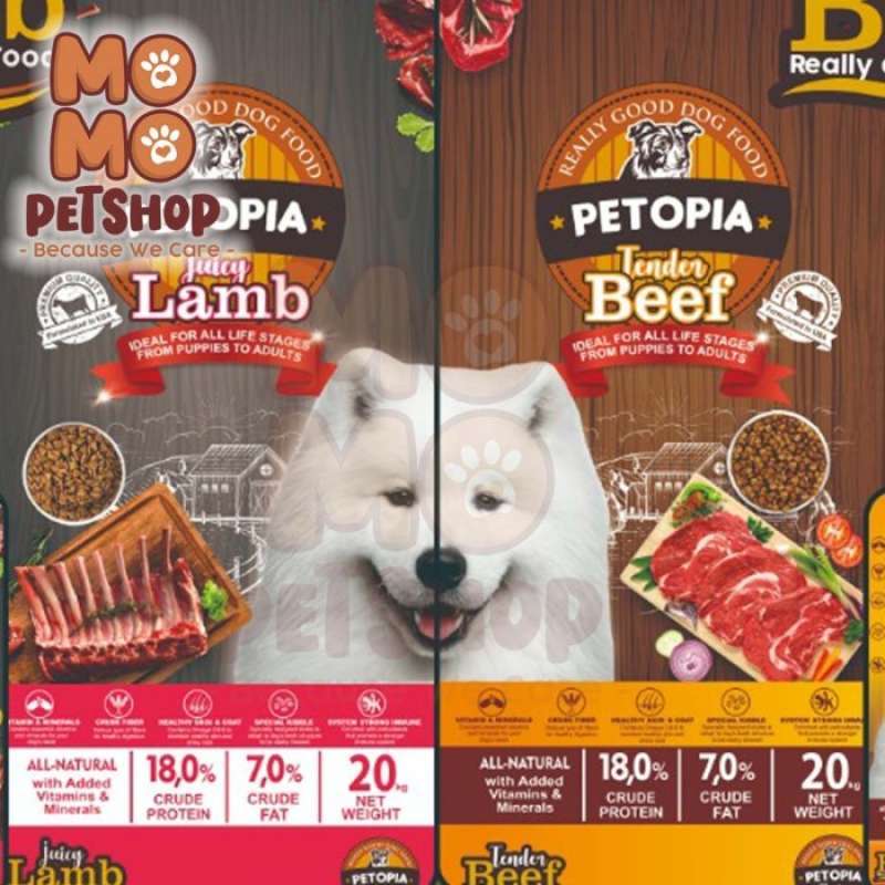 Jual PETOPIA DRY DOG FOOD 20 KG [ MAKANAN ANJING] di Seller Indah