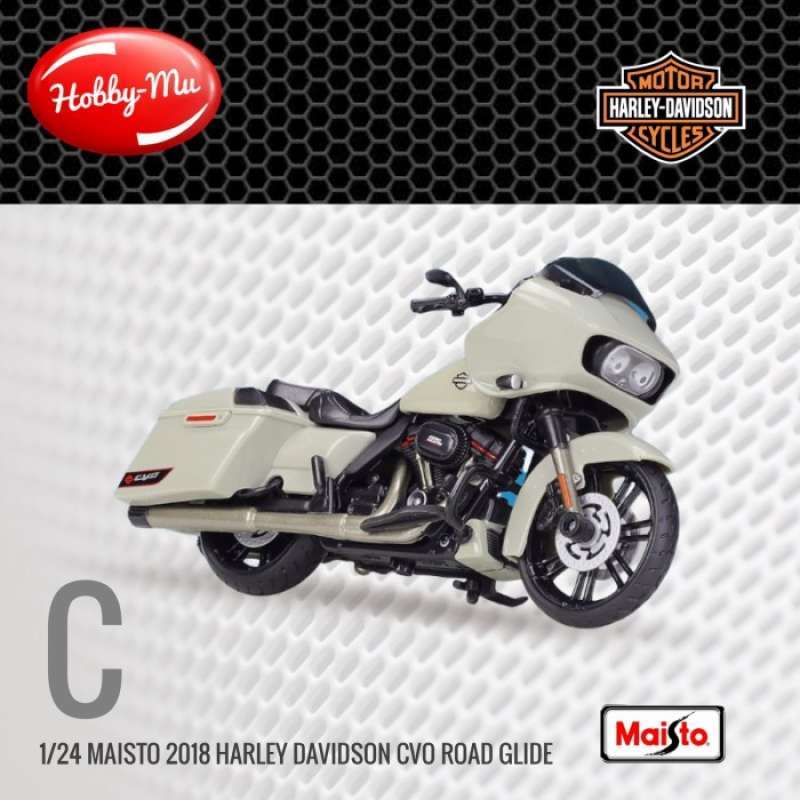 Promo Miniatur Motor Harley Davidson Cvo Road Glide 2018 Maisto 118