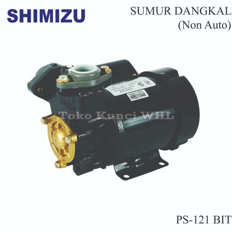 Jual Pompa Air Listrik Shimizu PS121 BIT (Sumur Dangkal Non Auto