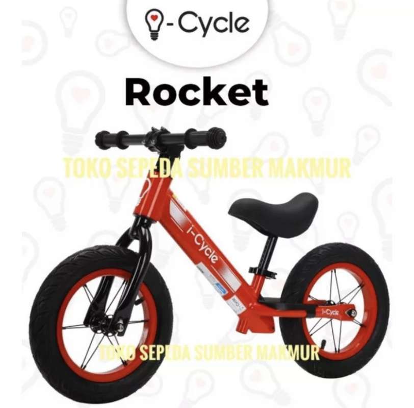 Sepeda Roket Jual Sepeda Balance Bike I-cycle Rocket Di Seller Three Siblings ...