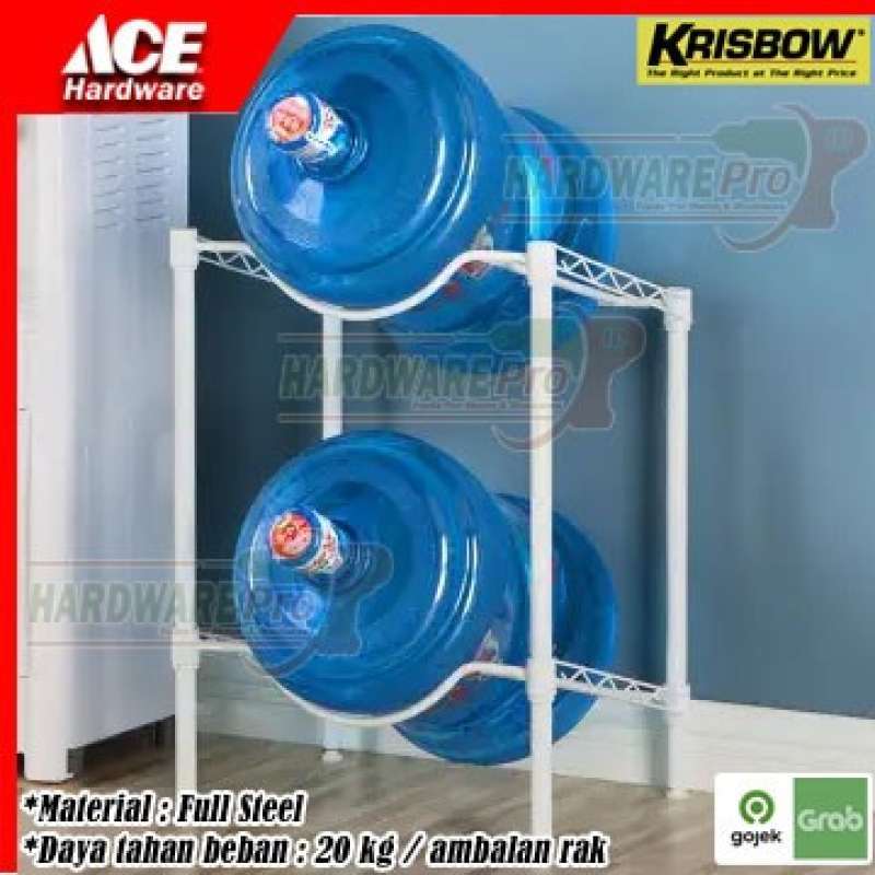 Promo Rak Galon Rak Besi Tempat Galon Rak Susun Galon 2 Tingkat Krisbow