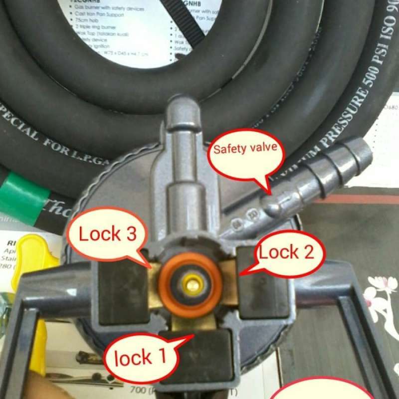 Promo Asli Regulator Untuk Tabung Gas Pertamina Reg Model Tuas Three