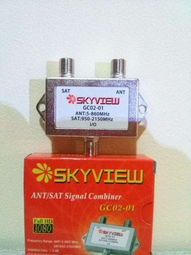 Promo DIPLEXER COMBINER SKYVIEW PARABOLA SATELITE Multivariasi