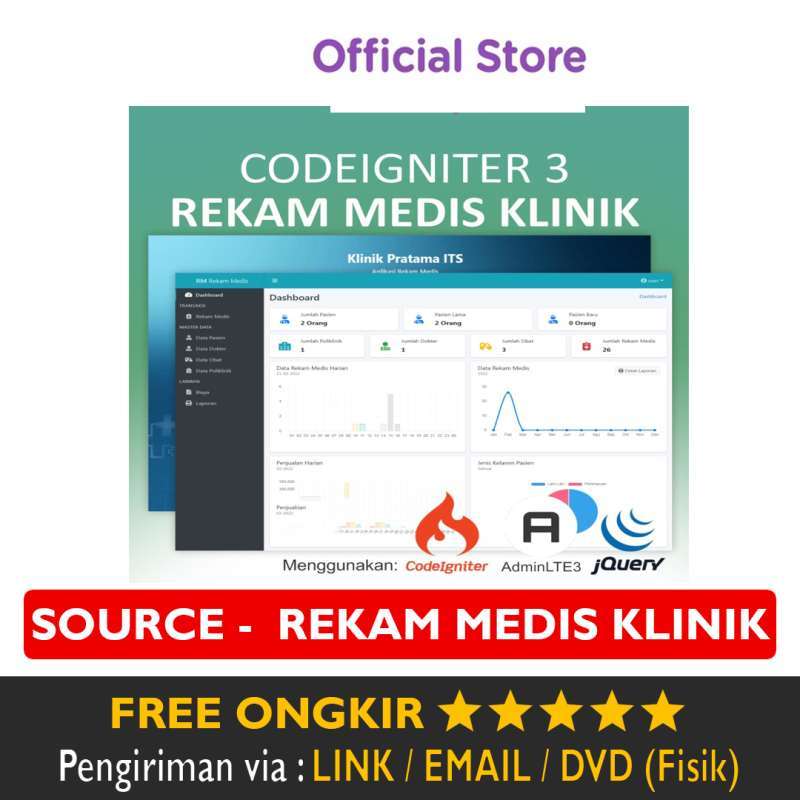Promo Software Rekam Medis Rumah Sakit Klinik Berbasis Web Php ...