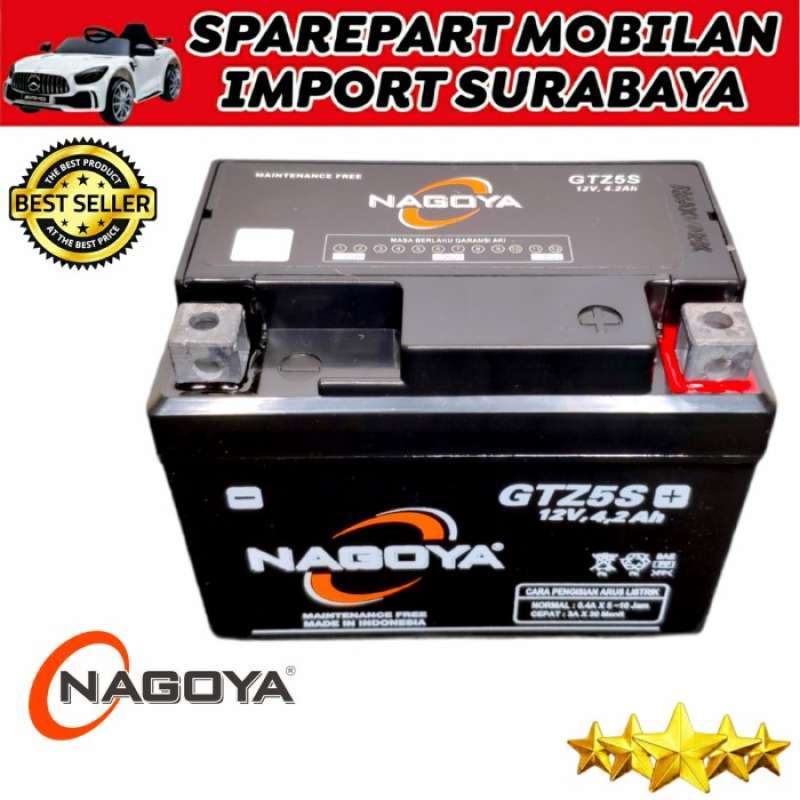 Promo Nagoya Aki Kering Motor Gtz5s Accu Matic Honda Yamaha Suzuki