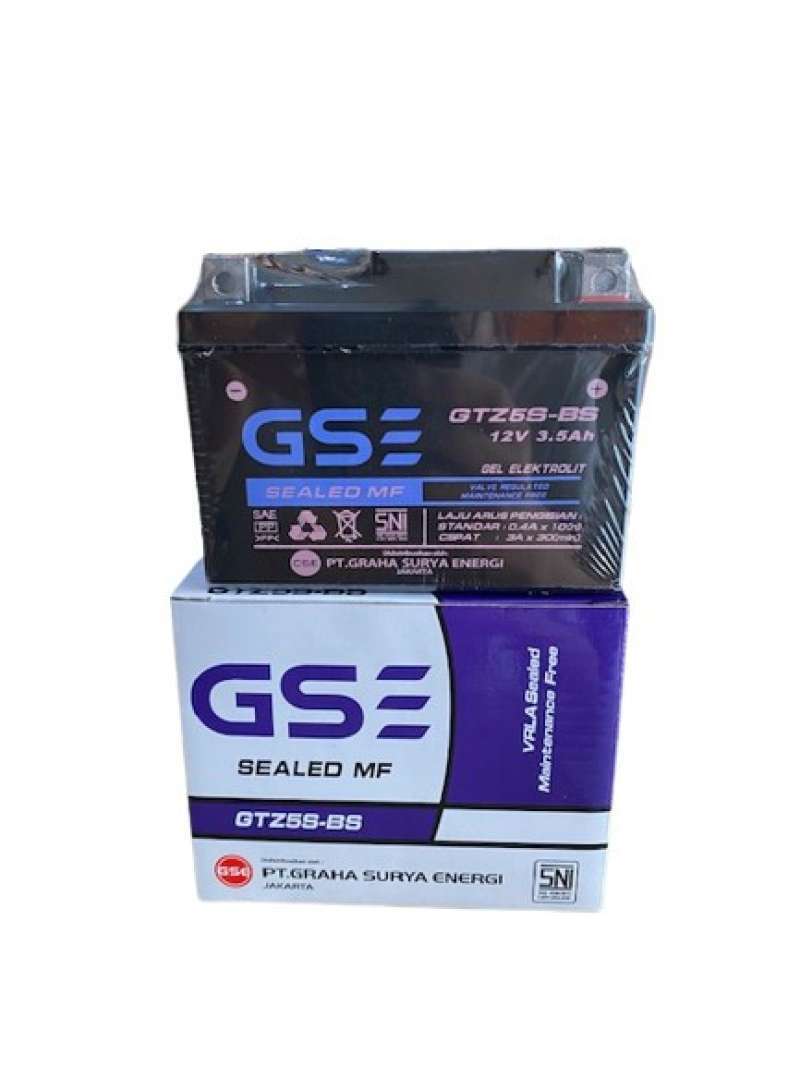 Promo Aki Motor Honda Revo 110 Gtz5s Gs Grand Sonic Accu Kering Mf