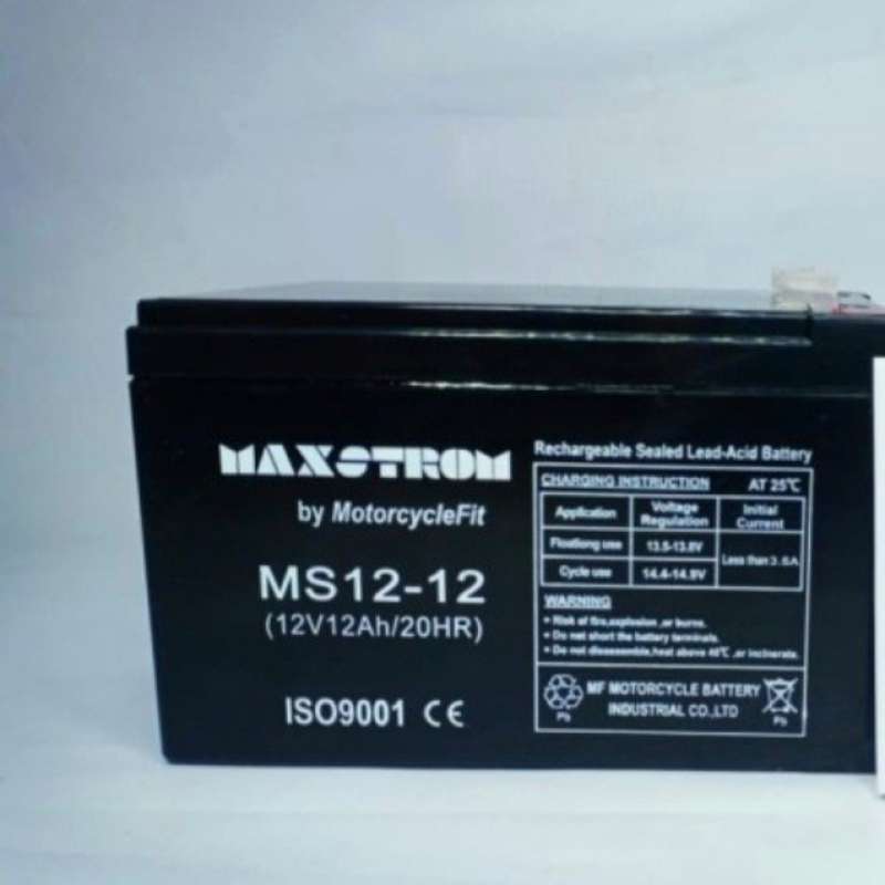 Promo AKI VRLA 12V 12AH 12 V 12 AH 12V12AH MF AKI KERING Diskon 23% di