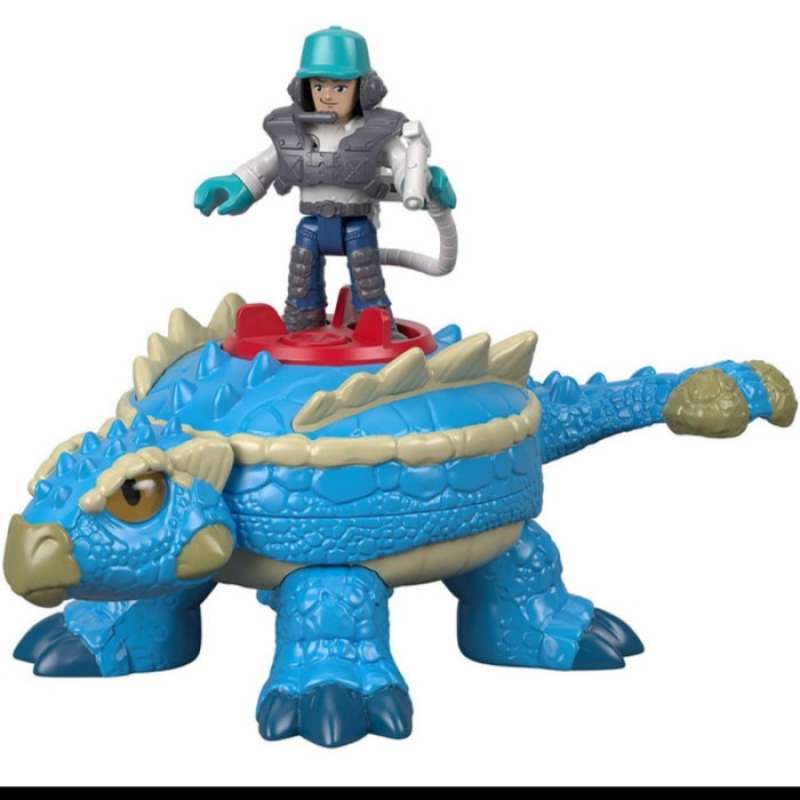 Jual Jurrasic World Imaginext Ankylosaurus Figure Set / Dinosaurus Di