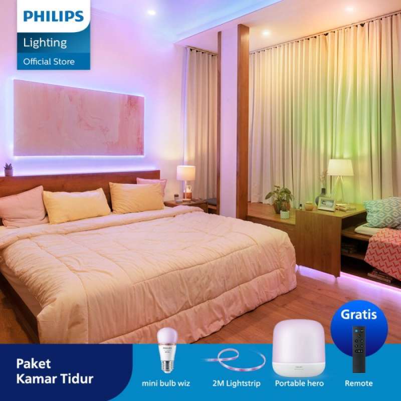 Promo Paket Lampu Philips SmartLED Bedroom Set + Free remote control