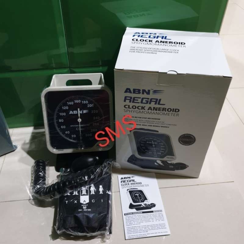 Promo Abn Regal Clock Aneroid Sphymomanometer / Tensimeter Desk Model