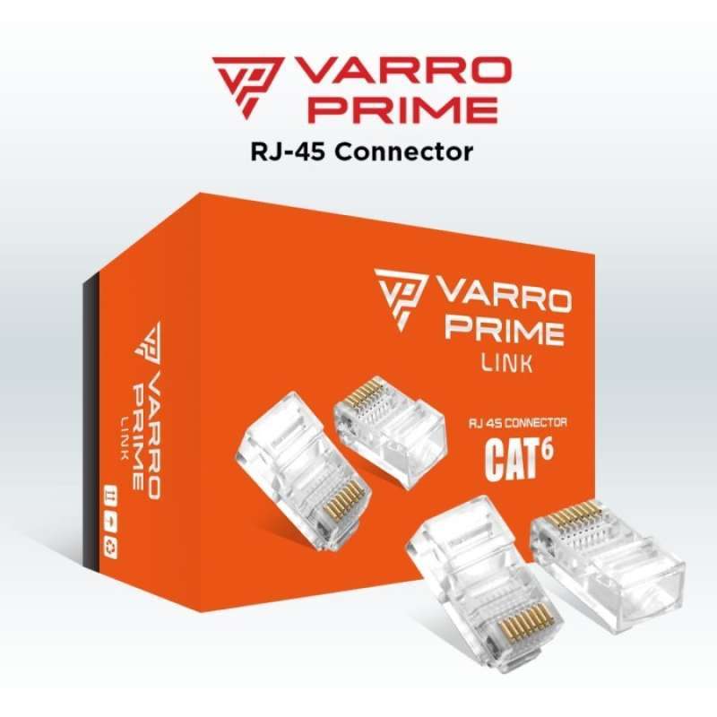 Fastro Rj45 Jual VARRO PRIME LINK RJ45 CONNECTOR CAT 6 RJ45 di Seller Citi Network ...