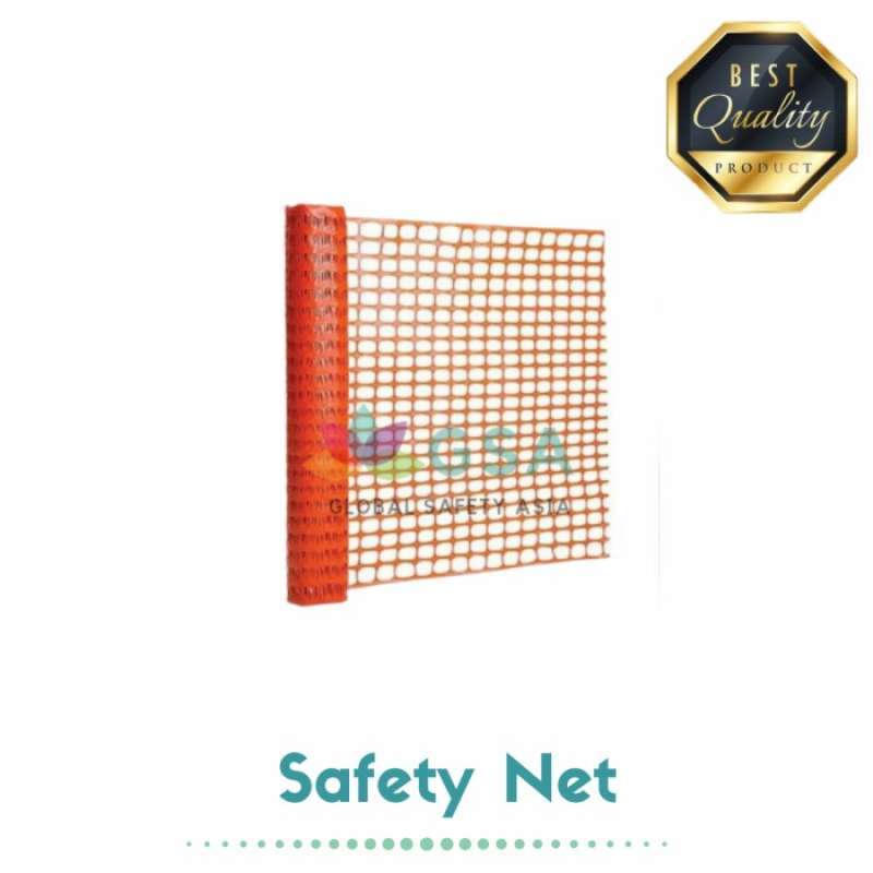 Promo Jaring Pengaman (safety Net) Orange Panjang 50 Meter Tinggi 1 ...
