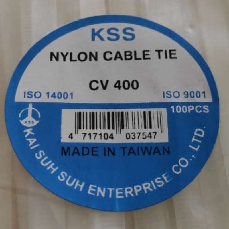 Jual Kss Cv400 Cv-400 Kabel Ties 40cm X 7.6mm Murah Hitam Putih Ready ...