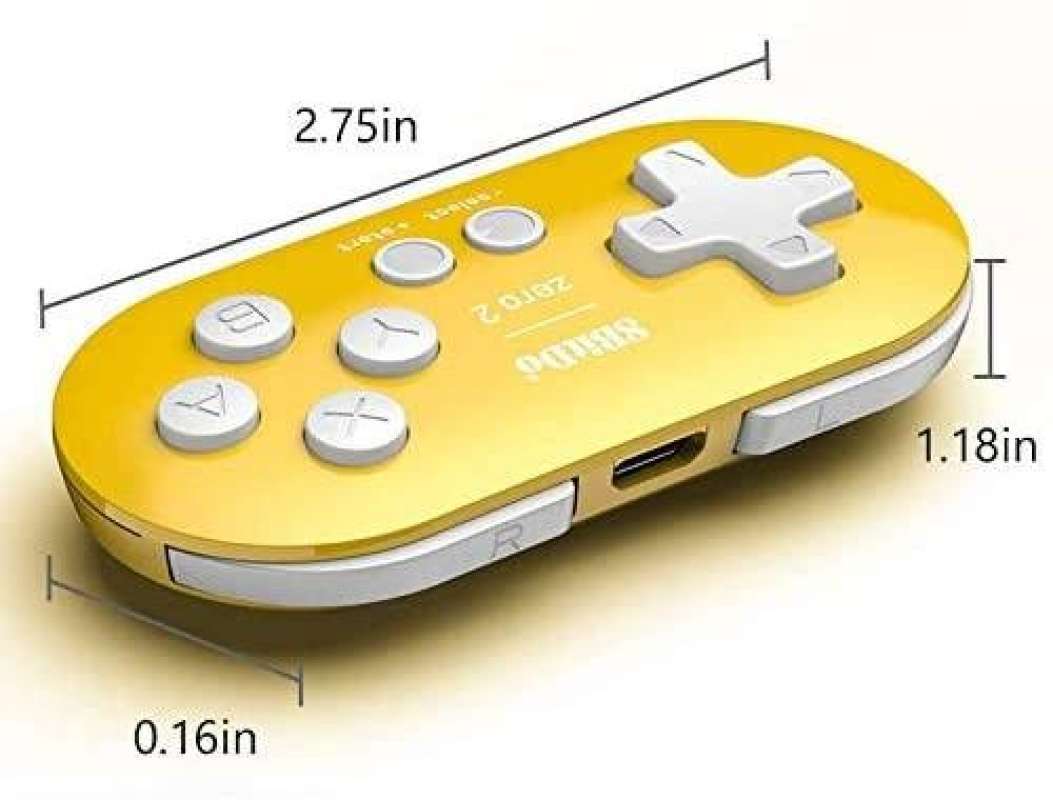 Promo 8bitdo Zero 2 Mini Bluetooth Gamepad For Switch/windows/android ...