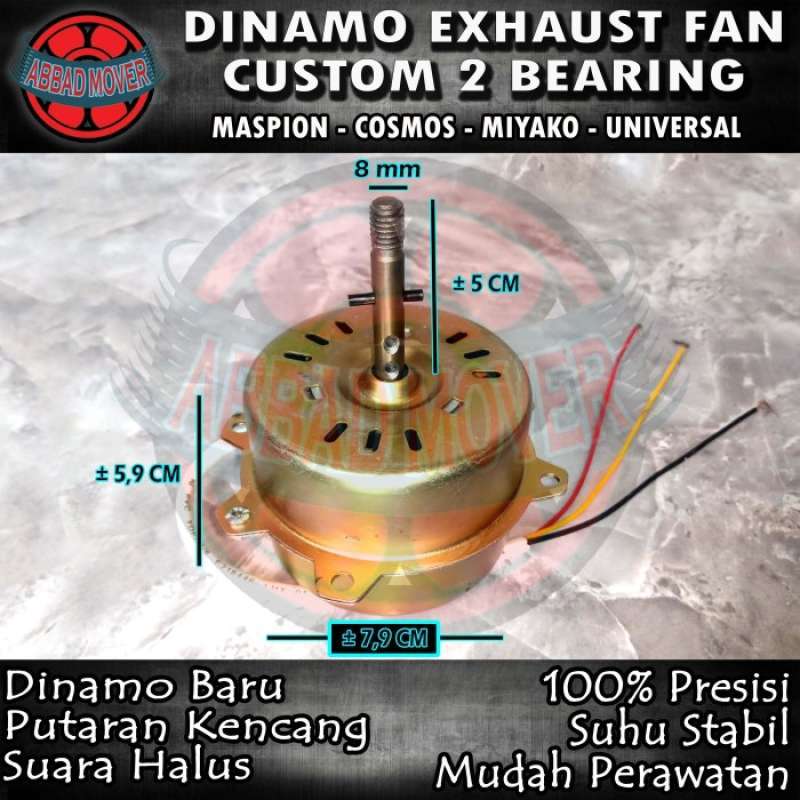 Promo Dinamo Exhaust Fan Bearing Klaher Bering Diskon 23 di Seller