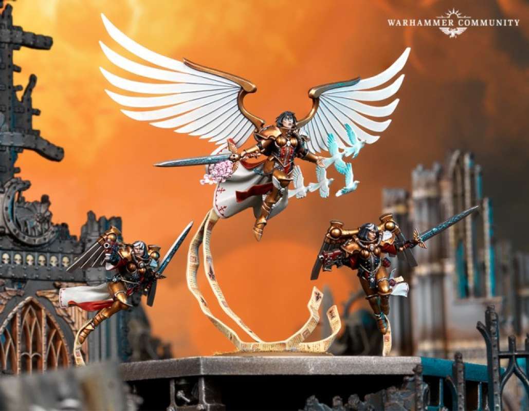 Promo Warhammer 40k Adepta Sororitas Celestine, The Living Saint Diskon