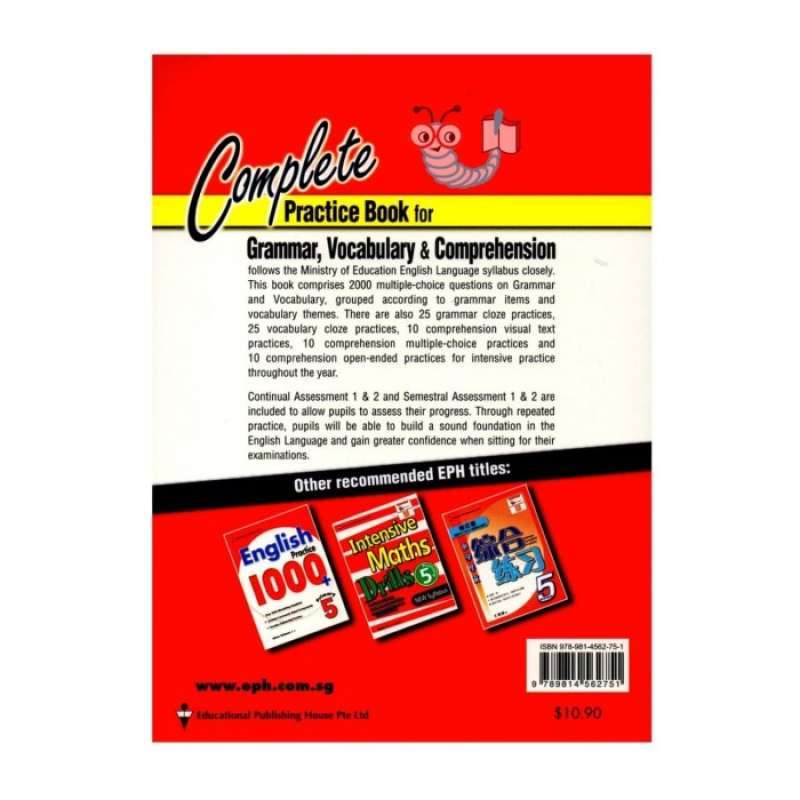 Promo Complete Practice Book For Grammar, Vocabulary, Comprehension P5 ...
