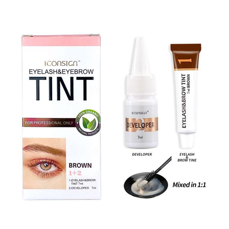 Promo Iconsign Eyelash Eyebrow Tint Dye Dying Cream Pewarna Alis