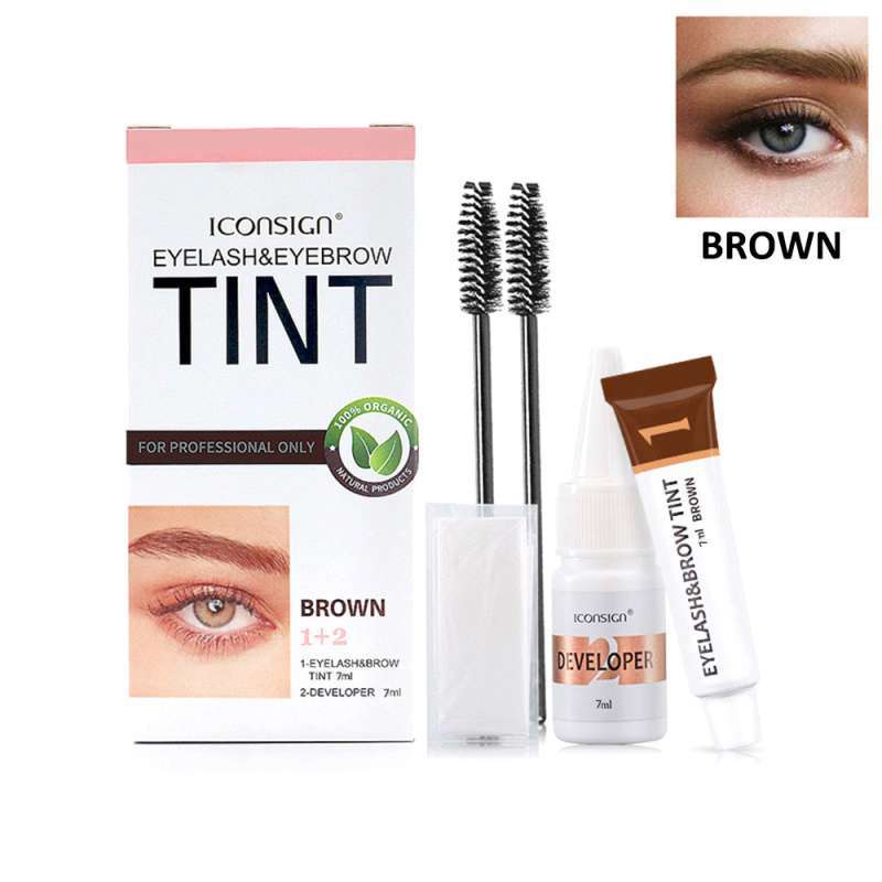 Promo Iconsign Eyelash Eyebrow Tint Dye Dying Cream Pewarna Alis