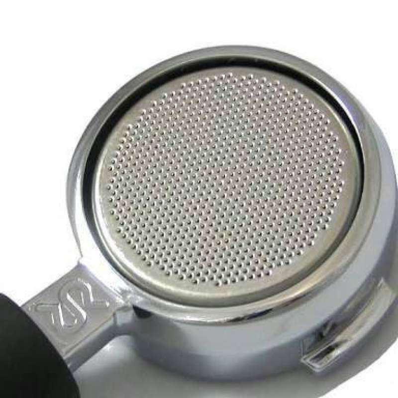 Bottomless Portafilter For Rancilio Silvia - 21g Cup Filter, Chrome Plated Brass, Fits All Silvia Models