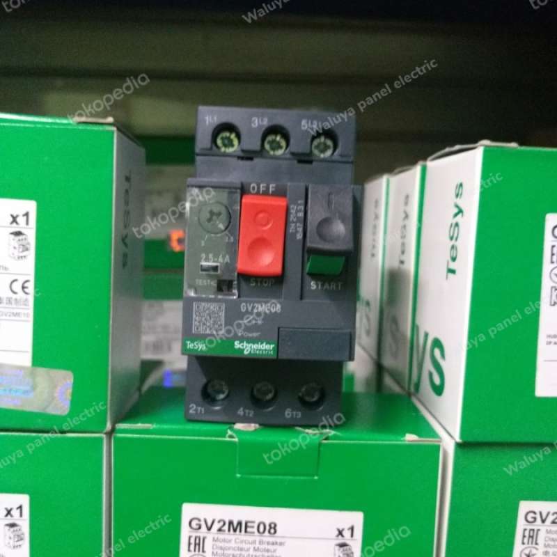 NEW GV2ME08 2.5-4A Manual Motor Starter Button motor circuit breaker GV2M Series NEW GV2ME08 2.5-4A Manual Motor Starter Button motor circuit breaker GV2M Series