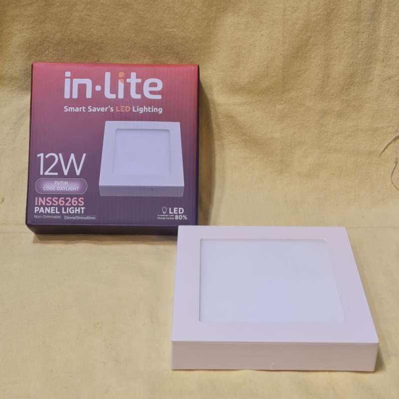 Promo downlight led panel inlite outbow 12 watt kotak Diskon 23% di ...