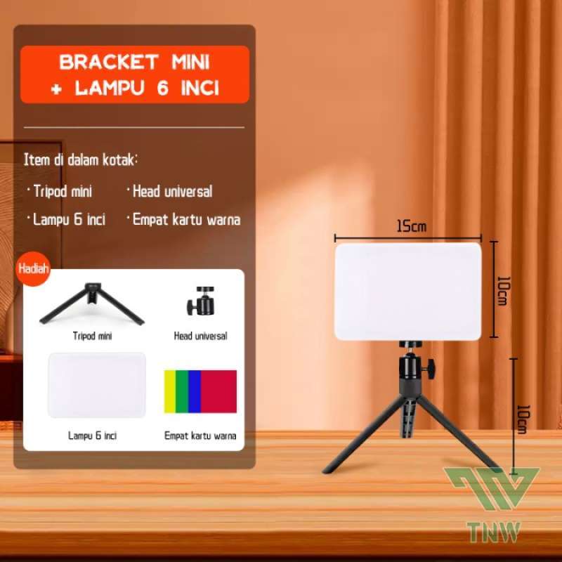 Tnw Light Promo Tnw Lampu Foto Lampu Led Video Light Tripod Ring Light Live ...