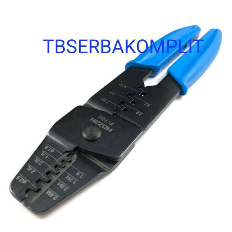 Promo HOZAN P-706 CRIMPING TOOL JAPAN TANG KRIMPING CRIMPER TERMINALS ...