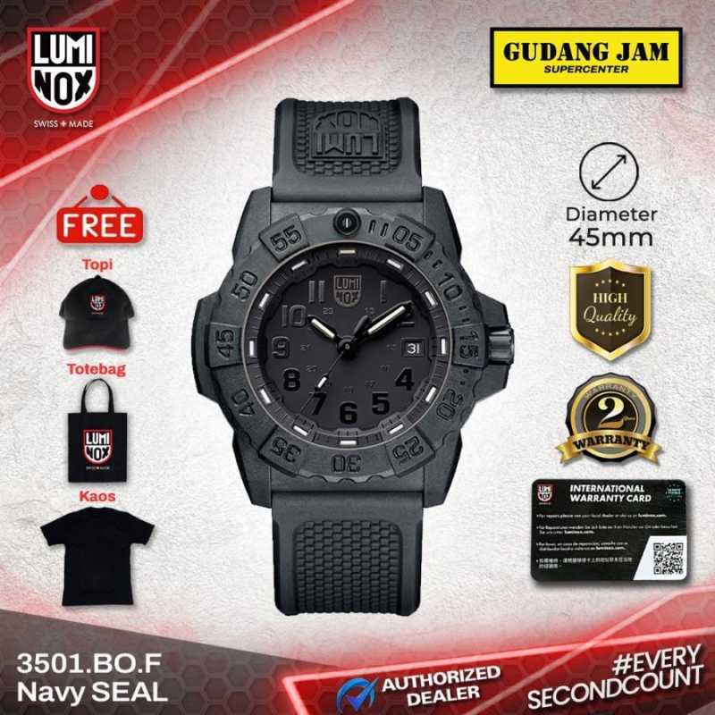 Jam Tangan Pria Analog LUMINOX 3501 Navy Seal Military Dive