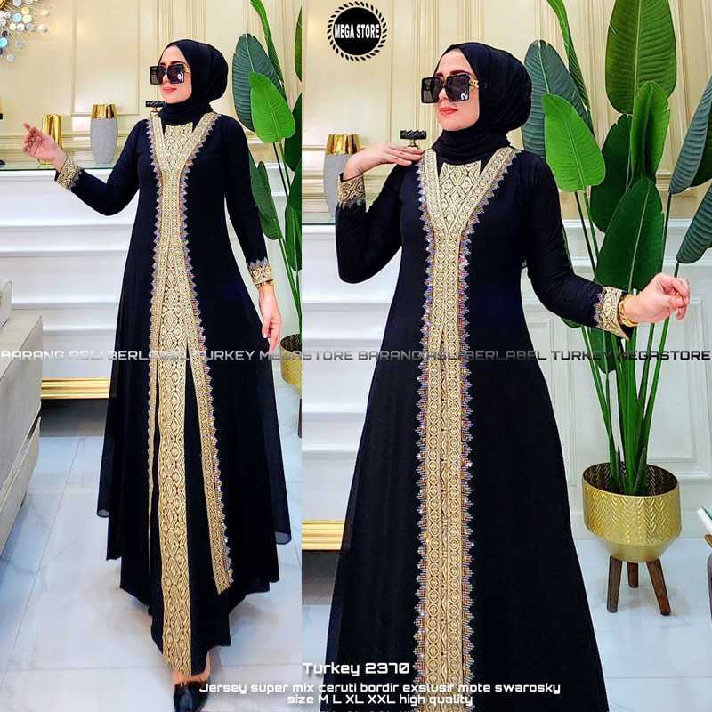 Promo Gamis Turkey 2370 Turkey 1142 Hawa #175 Dress Busana