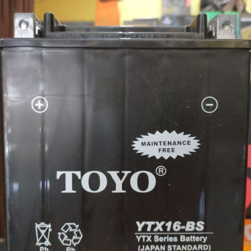 Promo Aki Motor Triumph Tiger 800 Toyo Ytx16-bs Diskon 33% Di Seller