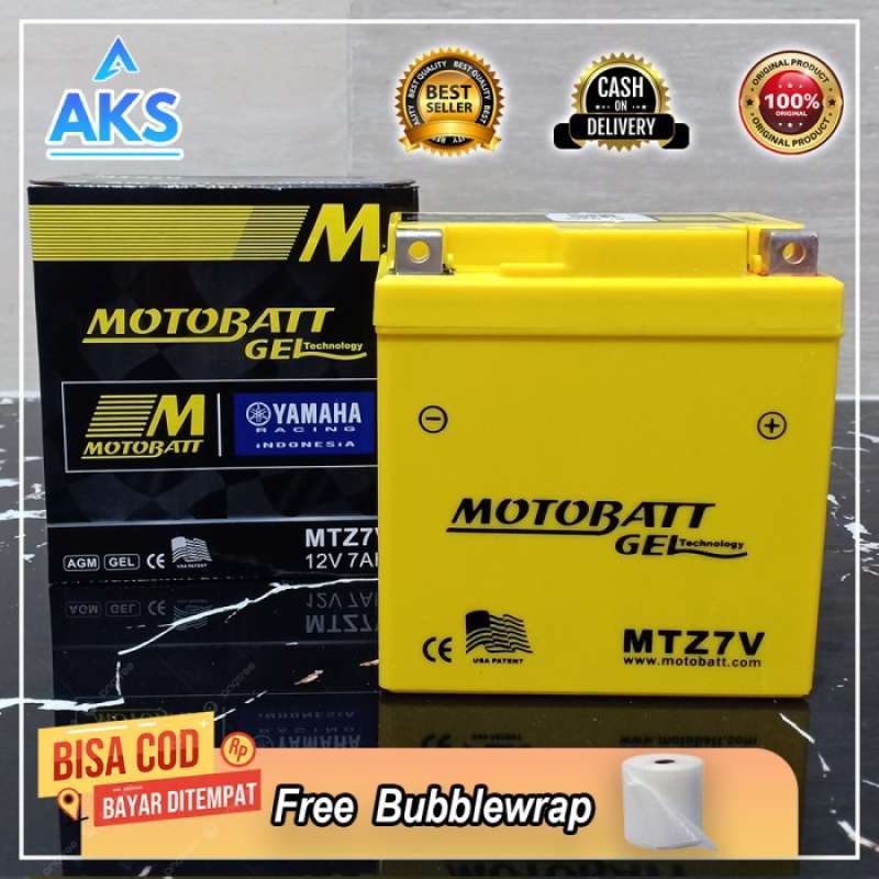 Promo Aki Motor Nmax 155, Aerox 155, Lexi, Motobatt Mtz7v Aki Kering Mf