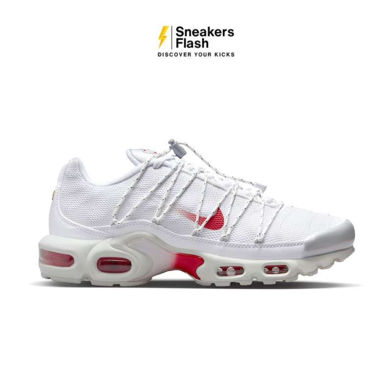 Sepatu Sneakers Wanita NIKE AIR MAX PLUS UTILITY WHITE RED FN3488100