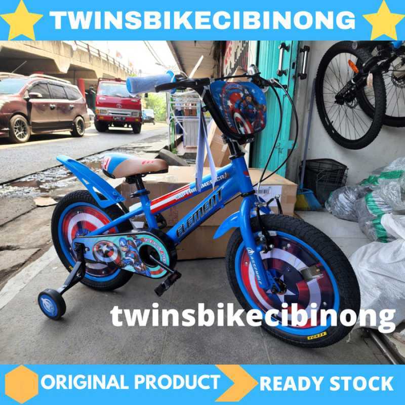 Promo Sepeda Anak 16 Bmx Element Marvel Captain America Diskon 33 Di Seller Masteguh Tugu Selatan Kota Jakarta Utara Blibli