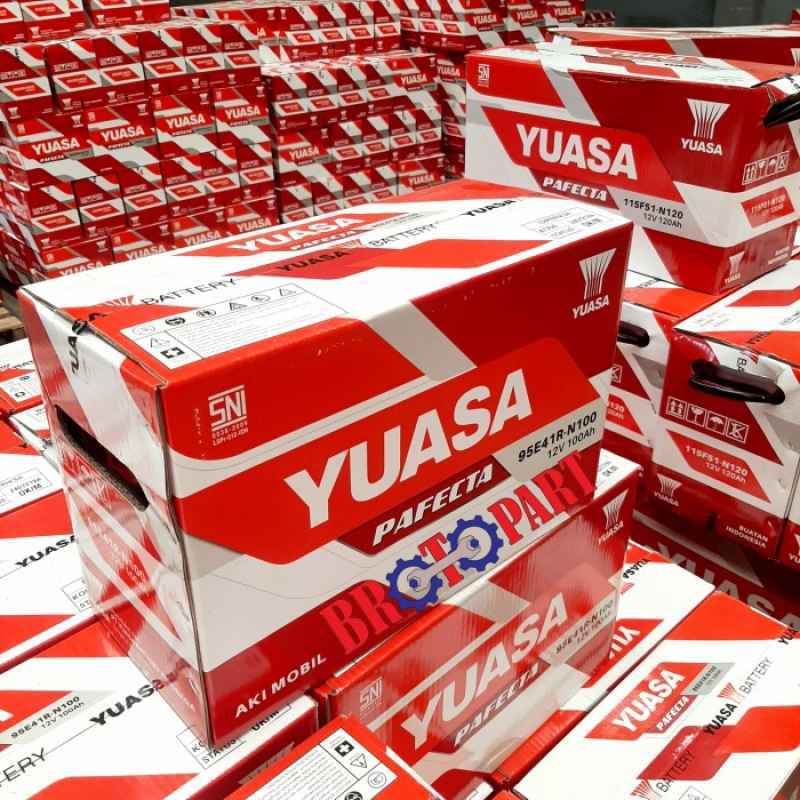 Promo Aki Accu Mobil Dan Genset Yuasa N100 12v 100ah Aki Basah Promo