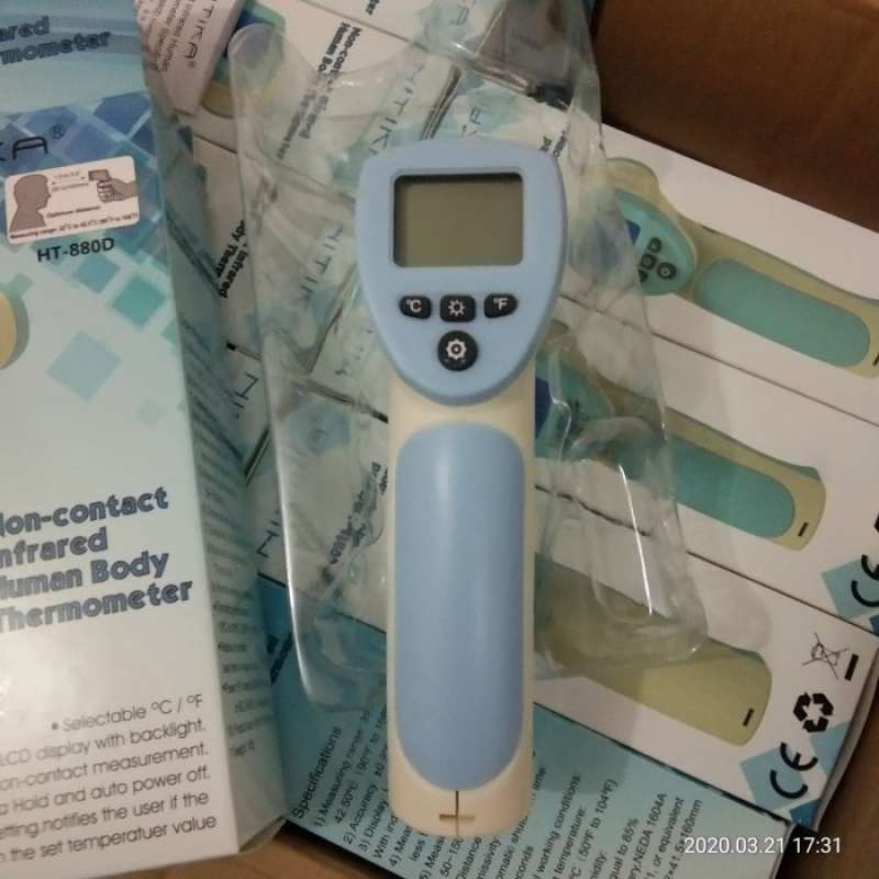 Promo Infrared Thermometer Digital Non Contact Human Body Diskon 23% Di ...