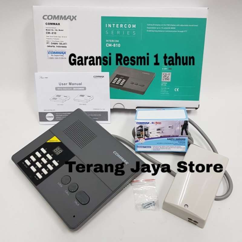 Promo Intercom Commax Cm-810 Intercom Wireless Commax Cm810 Diskon 6% ...