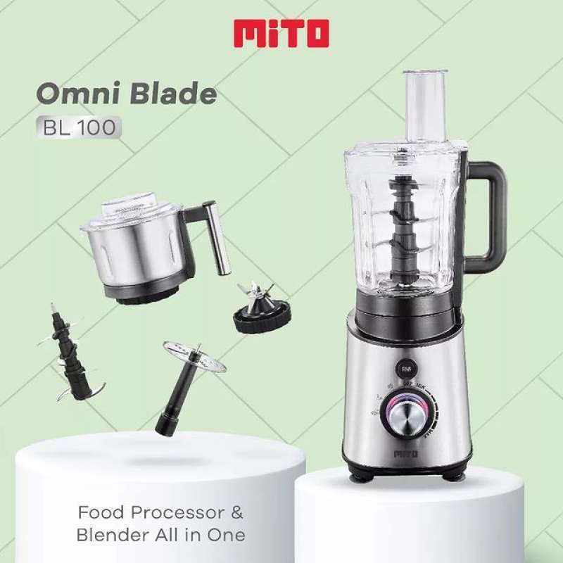 Promo Mito Food Processor Dan Blender Bl 100 / Bl100 Omni Blade Diskon