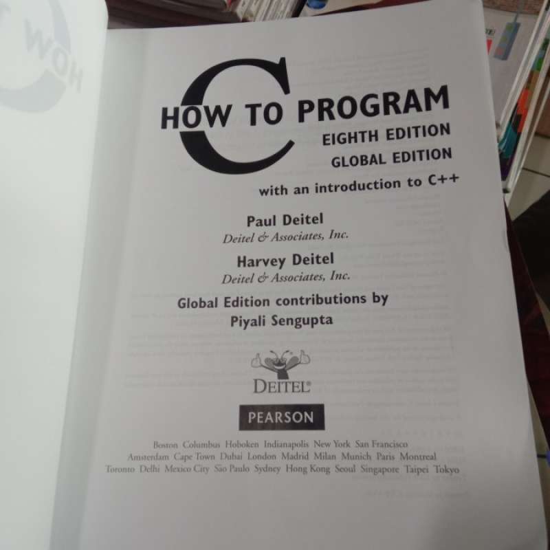 Jual Buku How Program With An Introduction To C++ Eigth Edition ...