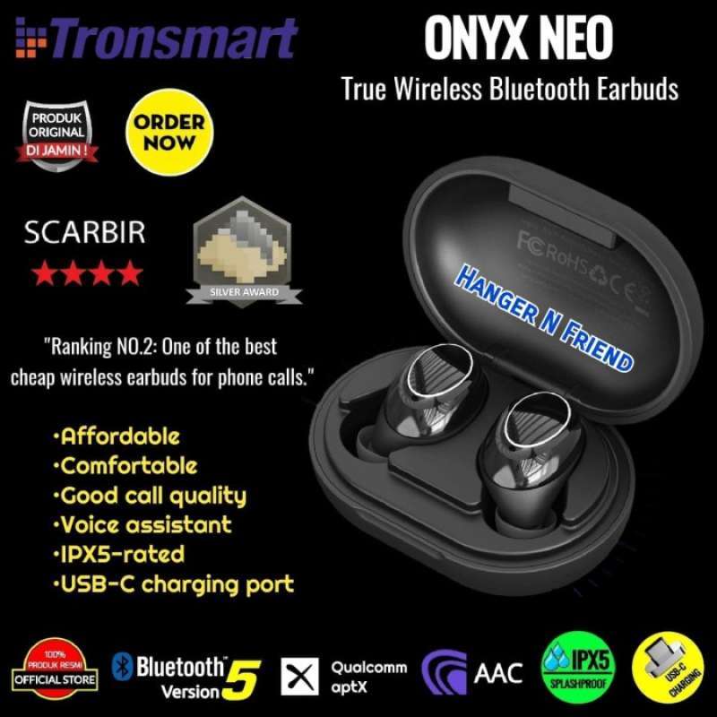 Promo Tronsmart Onyx Neo True Wireless Bluetooth Earbuds With Aptx Diskon 50 Di Seller Dr Barang Store Rawa Buaya Kota Jakarta Barat Blibli