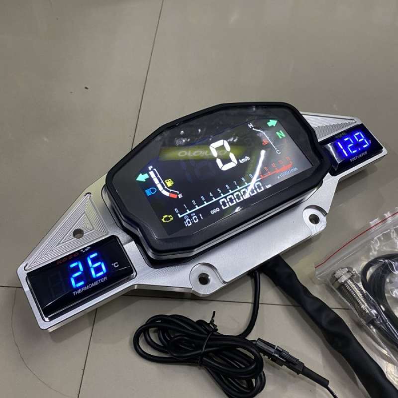 Jual Speedometer Speedo Digital Ninja Rr Old New Pnp Cnc - Hitam Di